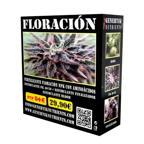 Pack Floración. Genehtik Nutrients