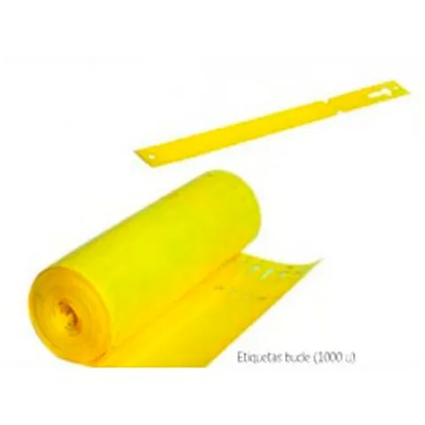 Etiqueta Boucle 13 x 160 mm. Amarillo 1.000 u