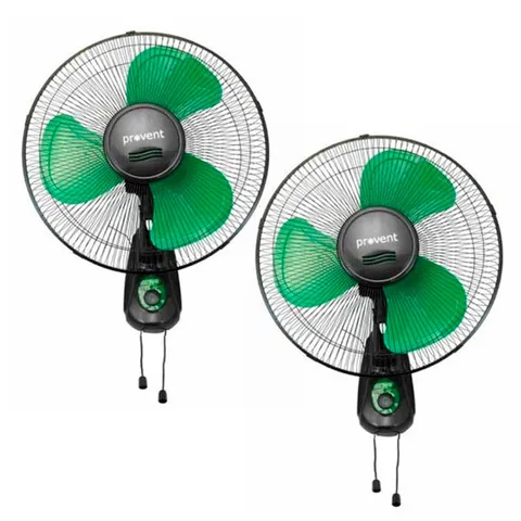 Ventilador Pared Pro-Vent con Cuerda 40 cm. 2 Uds