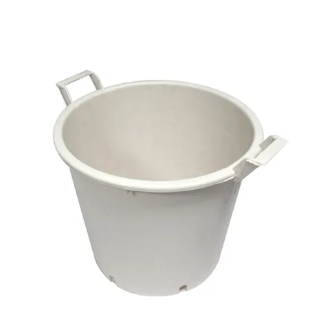 Maceta Redonda Blanca Asas